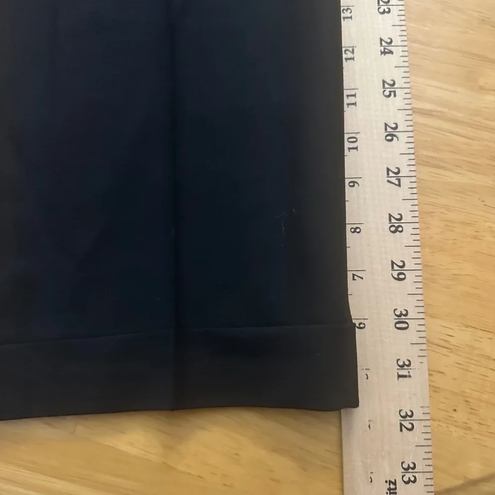 Brooks Brothers 346 Mens Black Pleated Wool Stretch Dress Pants W40 L33‎